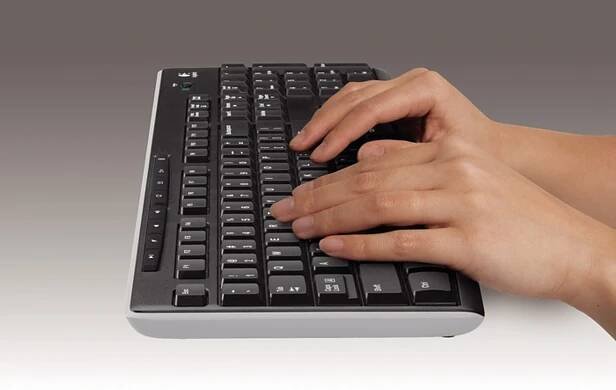 Logitech K270/ Bezdrátová USB/ CZ-SK layout/ Černá - obrázek č. 3