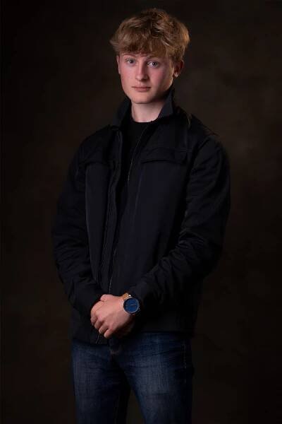 Portrait photoshoot at my home studio in Paignton, Devon.