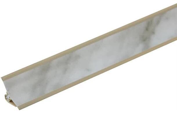 Lišta ke kuchyňské desce 3m 20x20 – Mramor Carrara LWS-012