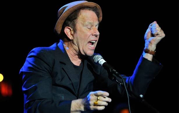 Tom Waits performs on Day 2 of the 27th Annual Bridge School Benefit concert at Shoreline Amphitheatre on October 27, 2013