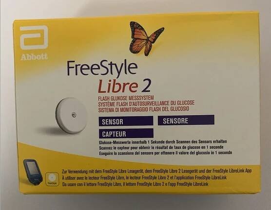 FreeStyle Libre 2 Sensor, the package contain ONE sensor (1x sensor applicator + 1x sensor )