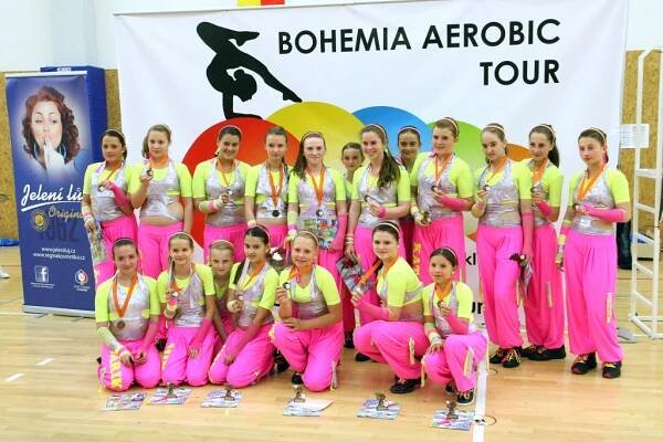 Fotodokumentace ze soutěže v Hradci Králové 11.5.2014 - hala č.1 - Bohemian Aerobic Tour