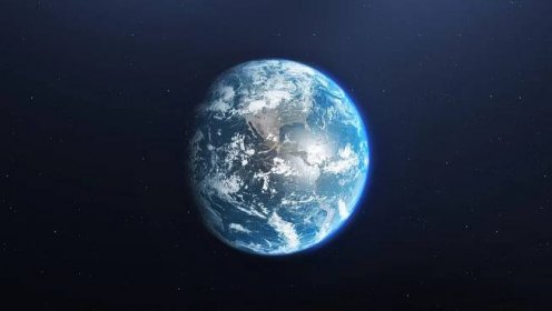Země z vesmíru, 3D vykreslení planety země, prvky tohoto obrazu, které poskytl NASA — Stock obrázek zdarma