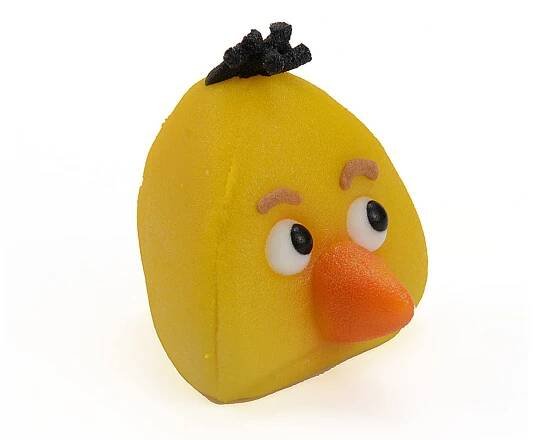 Pták Žlutý - marcipánová figurka na dort - Frischmann