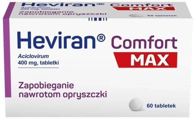 Heviran Comfort Max 400 mg x 60 tabliet