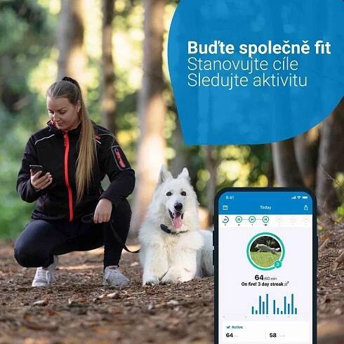 Tractive GPS DOG 4 – GPS sledování polohy a aktivity pro psy, modrý