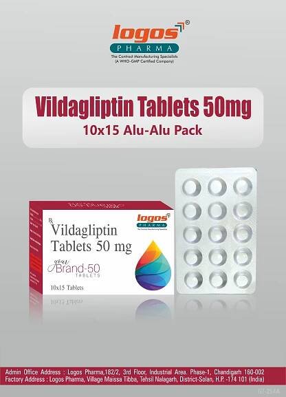 Vildagliptin 50mg Tablet – Logos Pharma