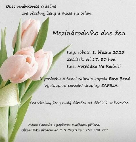MDŽ Hněvkovice | Ledečsko
