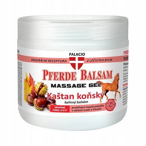 Palacio koňská kaštanová mast na zahřívací bolest 600 ml