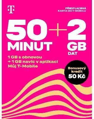 T-Mobile SIM Twist 50 MINUT + 2GB 700665