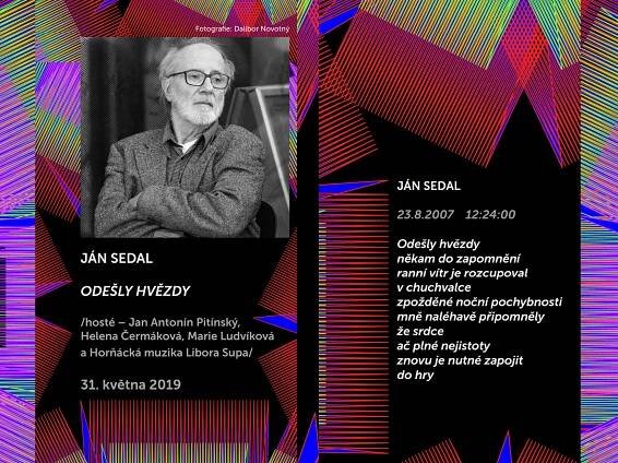 Básníci v prostoru Zlín 2019: Ján Sedal