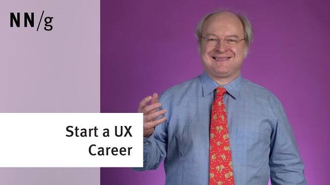 How to Start a New Career in UX (Jakob Nielsen) (Video)