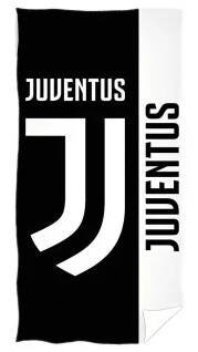 Osuška Juventus FC, 70x140 cm, černo-bílá, bavlněná