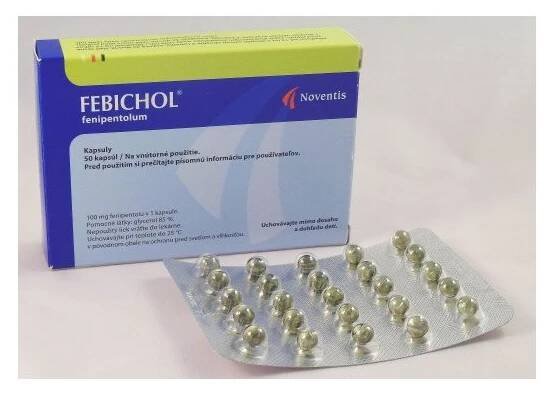 Febichol 100mg měkké tobolky 50 ks