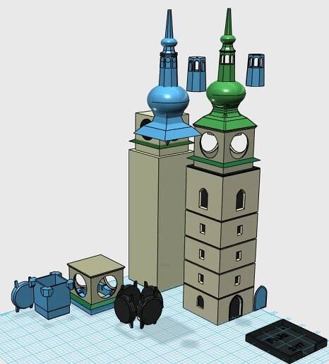 PaJa - 3D tisk - Městská věž Třebíč