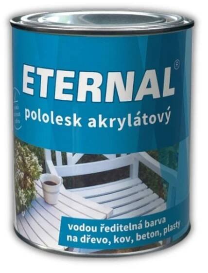 Eternal pololesk akrylát RAL 9003 bílý 0,7 kg