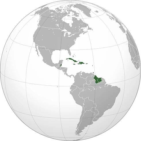 Soubor:Caribbean (orthographic projection).svg