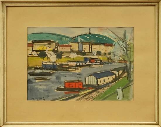František Turek - Smíchovský přístav - Aukční Galerie Platýz