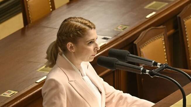 Poslankyně Lucie Šafránková (SPD)