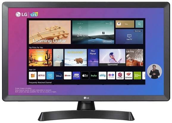 SMART TV LG 24TQ510 WiFi BLUETOOTH DVB-T2 HEVC