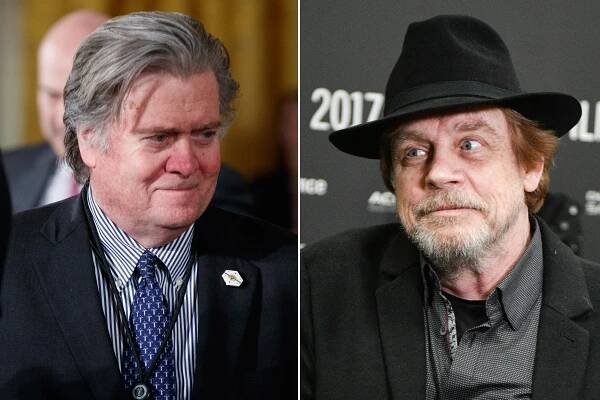 Steve Bannon and Mark Hamill