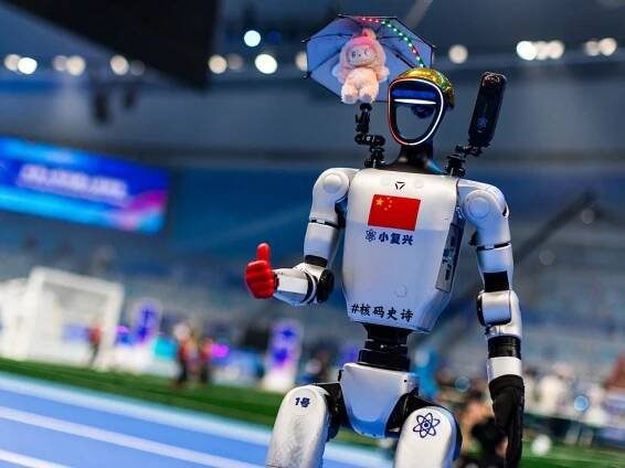 Robot athletes go for gold at the first ever World Humanoid Robot Games