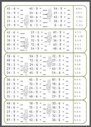 3 Minuten Training: Mompitzige Multiplikation und Division