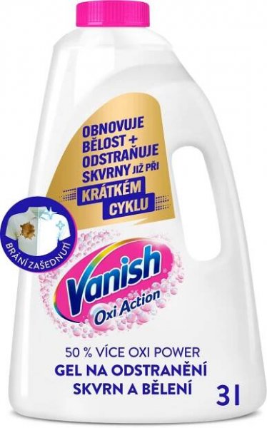 VANISH Oxi Action gel pro bělení a odstranění skvrn 3 l