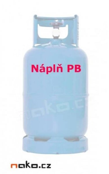 Plyn Propan-Butan náplň lahve 10kg (výměna za prázdnou lahev)