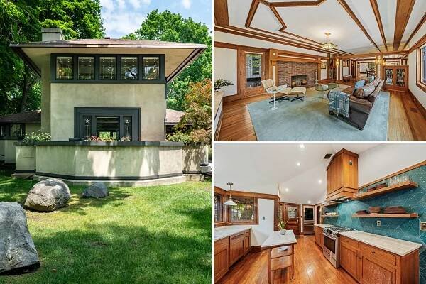 One of Frank Lloyd Wright's earliest homes -- and the only of its kind in Indiana -- has listed for sale