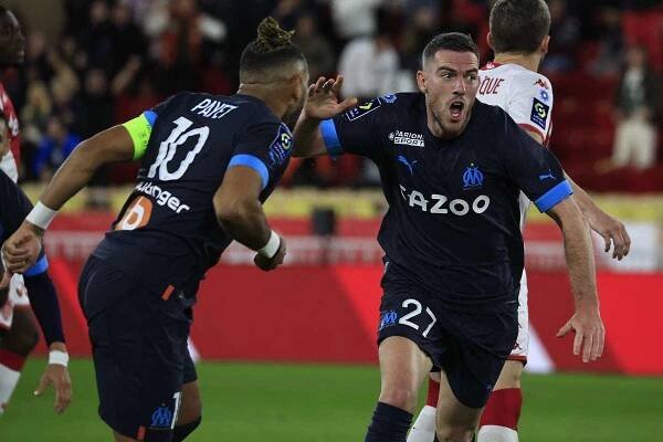 Ligue 1 - souhrn 15. kola: Marseille setnula Monaco v závěru