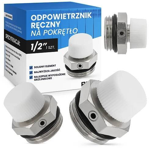 ODVZDUŠŇOVAČ RADIÁTORU RUČNÍ 1/2 Radiátorový KNOFLÍK Mosia LN