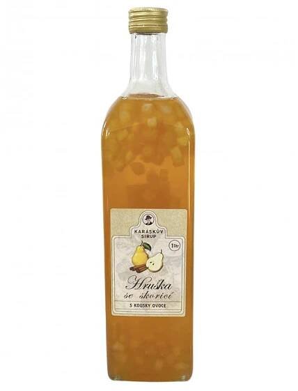 Karáskův sirup hruškový se skořicí (1 litr) /J - Vytvorsidomov