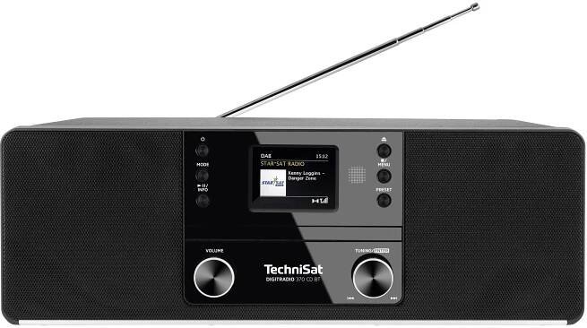 TechniSat DIGITRADIO 370 CD IR 0000/3949 stolní rádio, DAB+, DAB, FM, internetové, Wi-Fi, Bluetooth, CD, USB, internet