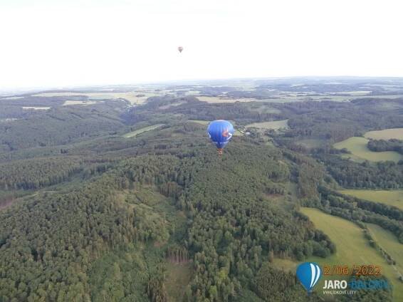 Červen 2022 - Vyhlídkové lety horkovzdušným balonem