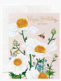 Oana Befort MATILIJA POPPIES | birthday card