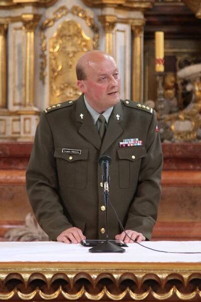 Ceremoniářem akce byl hlavní kaplan AČR plukovník Jaroslav Knichal