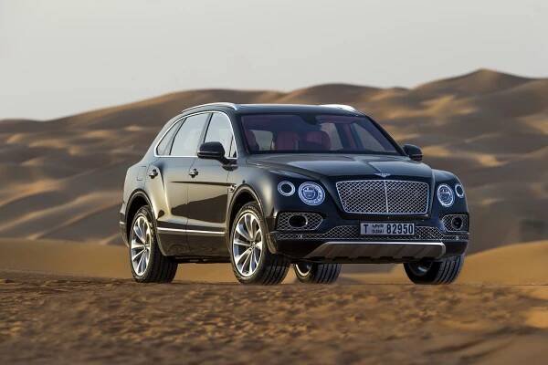 Foto: Bentley postavilo speciální SUV jen pro sokolníky. Dravce posadilo přímo mezi přední sedadla