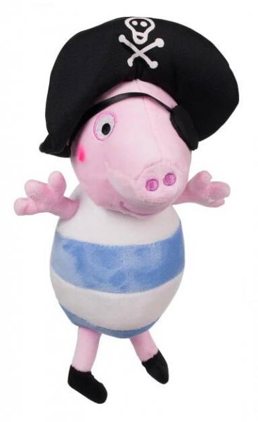 TM Toys PEPPA PIG - plyšový George pirát 25 cm - Mrakyhraček.cz