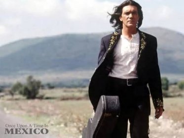 Iconic Antonio Banderas in Once Upon a Time in Mexico Wallpaper