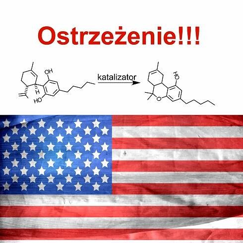 Przemiana cbd do thc popularna w usa
