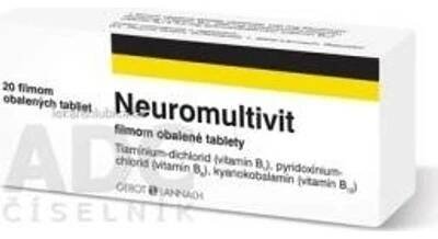 Neuromultivit filmom obalené tablety tbl.flm.20