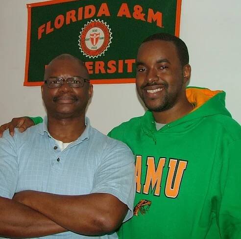 Robert and his father, Robert Dunn, Sr. 