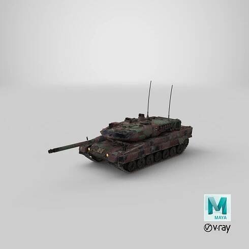 Rigged Leopard 2A7 GameReady LODs 3D model https://p.turbosquid.com/ts-thumb/LZ/dsYwxa/md/stemcell_maya_vray_render/png/1618428387/1920x1080/fit_q87/03124f02b4f2fa9489168aa78560212fc39bbbe8/stemcell_maya_vray_render.jpg