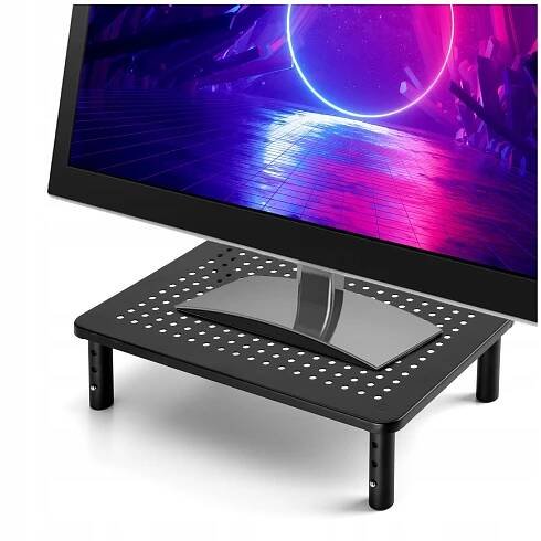 Podstavec pod monitor notebook MULING černý + šuplík