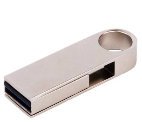 Mini USB flash disk CICERO OTG - duální USB 3.0 Type-C stříbrná