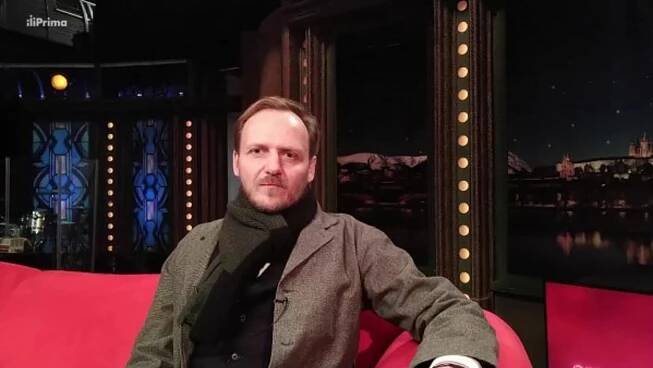 Herec Jan Hájek jako host Show Jana Krause