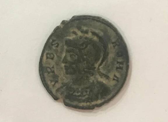 římská bronzová mince - Konstantin I. Veliký - Romulus a Rémus - Sběratelství