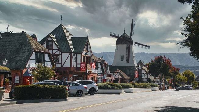 Street in Solvang California