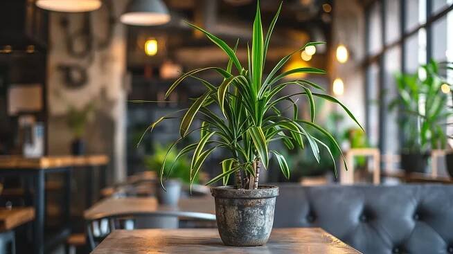 dracena na stolečku